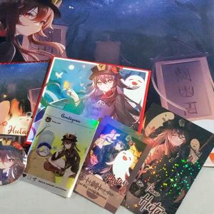 Genshin Impact Hu tao Genshin Hu tao Hu tao merch set Gift Set Hutao Art Print Hutao Keychain Hu Tao Genshin Fan Merch