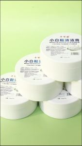 5 ชิ้น ครีมทำความสะอาดรองเท้าสีขาว / น้ำยาขจัดคราบรองเท้าอเนกประสงค์ / เจลทำความสะอาดรองเท้าให้ขาวพร้อมฟองน้ำเช็ดสำหรับรองเท้าผ้าใบ