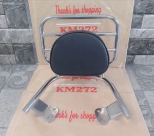 Sandaran belakang plus bantalan busa buat Honda Scoopy dan Genio.Aksesoris Backrack Scoopy
