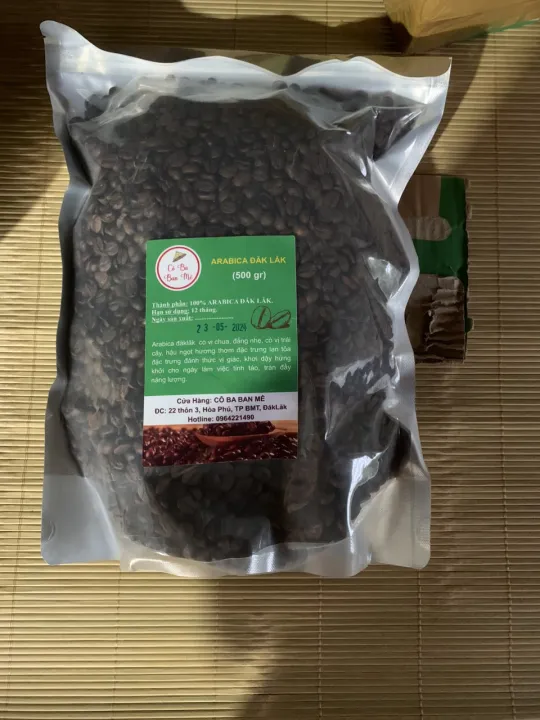 cafe nguyên chất Arabica Đăk Lăk gói 500gr