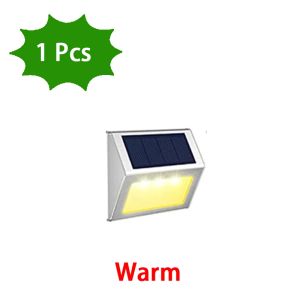 1-10Pack Solar Deck Lights Solar Wall Lights for Outdoor Railings Stair Lights Stainless Steel Step Lights for Garden Walkways