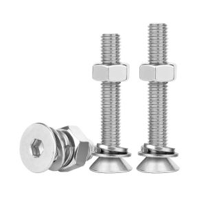 JINJUNTAI | Set of Countersunk Hex Screws and Nuts