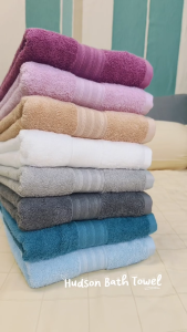 Jean Perry Hudson Bath Towel Online Exclusive 100% Cotton Soft Plush Highly Absorbent Durable Bathr Towel – 27"x54" / 30"x60"