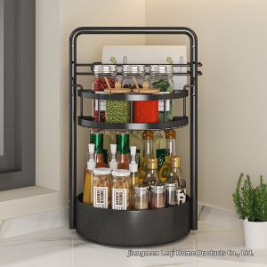 Rotatable Kitchen Storage Rack