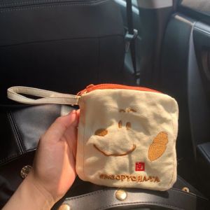 Embroider Snoopy Cosmetics Bag Women Cute Cartoon Cosmetic Bag Women Portable Capacity Lipstick Sundries Storage Pouch
