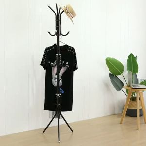 Standing Hanger Multifungsi Gantungan Baju Topi Praktis Gantungan Tiang Berdiri 9 Kait