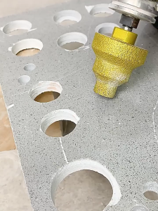 M10 Thread 20-35-50mm Diamond Chamfer Drill Bit/Brazed Pagoda Step Drill Bit/Marble Tile Ceramic Reamer