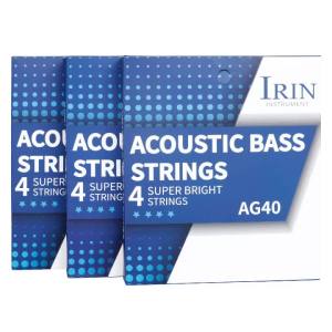 IRIN | Dây Đàn Guitar Bass Acoustic 4 Dây AG40 Với Lớp Phủ Chống Gỉ Cho Âm Thanh Trong Trẻo Thích Hợp Cho Việc Luyện Tập Hàng Ngày Và Biểu Diễn Ban Nhạc