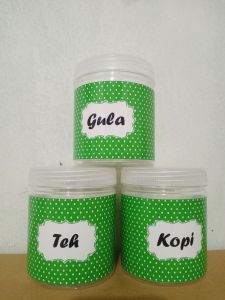 toples bumbu/kue warna hijau ukuran 600ml(harga buat 3pcs)