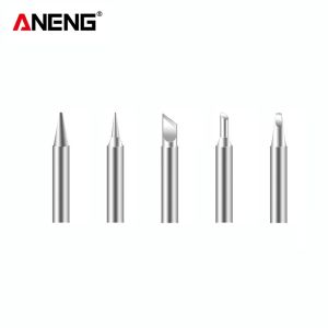 ANENG | ANENG 5Pcs Electric Soldering Iron Tip Set Replace Electric Soldering Iron Tip Electrician Repair Accessories Tools Set
