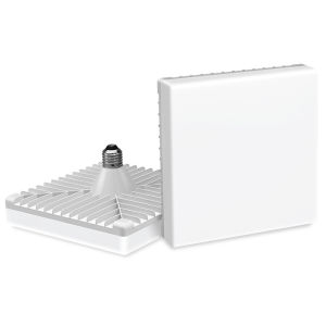 60W Square LED Light Bulb E27 Screw-On Rotatable Brightness for Indoor Home Use Energy Saving Lamp