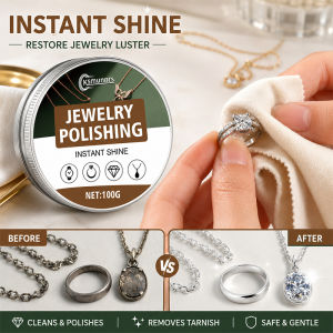 100g Jewelry Polishing Paste Gold and Silver Cleaner for Rings Necklaces Bracelets and Daily Care