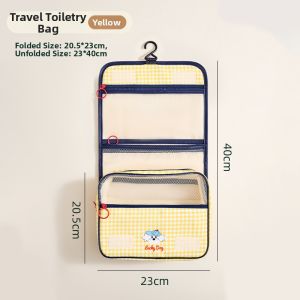 NIGESI | 2026 New Large Capacity Travel Cosmetic Bag For Dry and Wet Separation