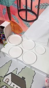 ถาดรองวงกลม ถาดรองปูนมินิมอล (ทรงกลม) สินค้าพรีออเดอร์ ทำตามสั่ง พร็อพถ่ายรูปสินค้า พร๊อพมินิมอล ถาดปูน จานปูน จานรอง ถาดรอง ถาดรองเทียน รองแกว