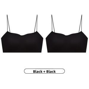 miiow | Cat Woman Backless Bralette Thin Strapless Tube Top Womens Underwear Integrated Design Prevents Exposure Summer Online Exclusive Nylon Fabric