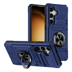 Defender Heavy Duty Protect Case For Samsung S26 S25 Edge S24 S23 Ultra Plus FE A57 A37 A17 A07 Magnetic Ring Stand Wallet Cover