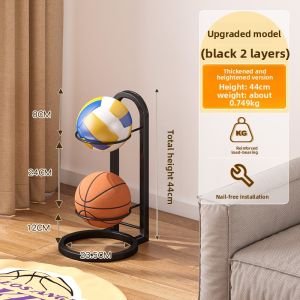 SUOBAI | Home Sports Ball Storage Rack Foldable
