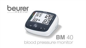BEURER Upper arm Blood Pressure Monitor BM40(1 เครื่อง)เครื่องวัดความดันโลหิต และชีพจรที่ต้นแขนอัตโนมัติ
