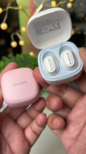 ERAZER XF65 Pro Wireless Earphone Bluetooth 6.0 TWS ANC Active Noise Cancelling Sleeping Earbuds Mini In Ear Ultra Light LDAC HiFi Bass AI Translator Gaming Earphone