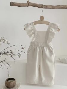 Phong Cách Châu Âu Mùa Hè Quần Áo Bé Gái Sơ Sinh Dễ Thương Cho Bé Dây Đeo Jumpsuit Đáng Yêu Đan Thiết Kế Xiêm Bộ Trang Phục Cho Bé 1-3 Tuổi