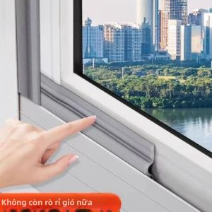 Dải Dán Cửa Sổ Và Cửa Trượt Dạng Chữ U Tự Dính Làm Bằng Bông Xốp Cách Âm Và Chống Bụi Chất Liệu PUE