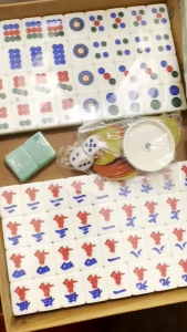 Chinese MINI Mahjong complete set