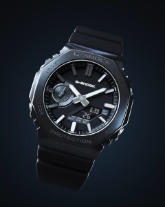 (Watches Of Japan) G-SHOCK GM-2100LXB-1A9 LUXE BLACK G-STEEL ANALOG-DIGITAL WATCH