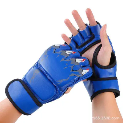 Adult Semi-Finger Boxing Gloves Separate Finger Training Gloves for Sandbag Use Men Women Childrens Boxing Hand Protection