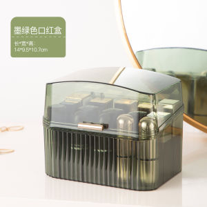 [ TAII ] Light Luxury Transparent Color Cosmetic Storage Box - Dust-Proof Lipstick Box - Lipstick Storage Box - 口红收纳盒