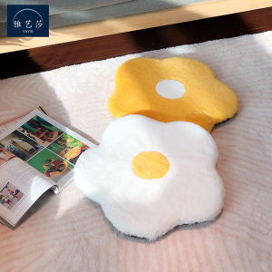 Thickened Memory Foam Seat Cushion Slow Rebound Floral Design Window Seat Dining Chair Home Use Artistic Style Sofa Stool