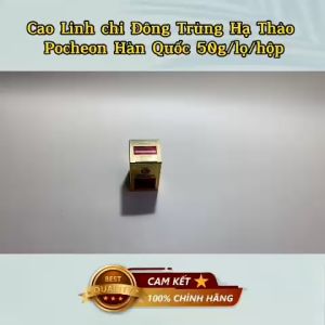 Bộ 2 Hộp Cao Linh Chi Đông Trùng Hạ Thảo Pocheon Hàn Quốc 50g/Hộp.