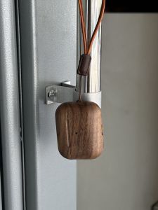 New Wooden  Airpods pro 2 Airpods4/3 Protective Case Simple Style High Sensation Small Audience Hanging Rope Protection Shell