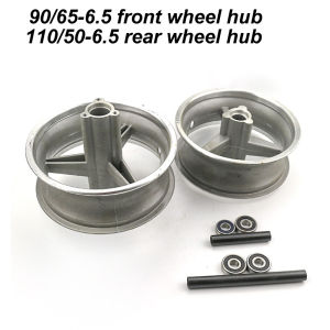 110/50-6.5 Rear Hub 90/65-6.5 Front Hub Pocket Bike Aluminum Wheel for Pocket Bike 47cc 49cc Motorcycle Part Rim