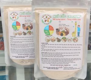 (500GR)BỘT NGŨ CỐC CANXI DÙNG CHO MỌI LỨA TUỔI ( TĂNG CHIỀU CAO TRẺ EM BỔ SUNG CANXI CHO BÀ BẦU NGƯỜI LỚN TUỔI) Shop ngucocutthuy203 ngucocutthuy