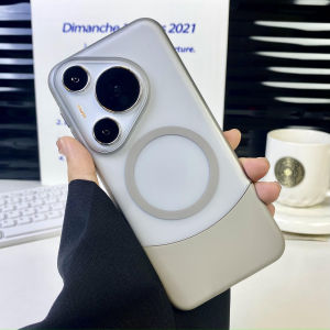 Luxury Matte Magnetic Phone Case For Huawei Mate 70 60 Pro Pura 80 70 Pro Plus Ultra Wireless Charging Shockproof Back Covers