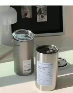 LOẠI 1 - Cốc Giữ Nhiệt Ly Giữ Nhiệt Inox 304  Ly Uống Coffee 600ml tặng kèm túi và ống hút