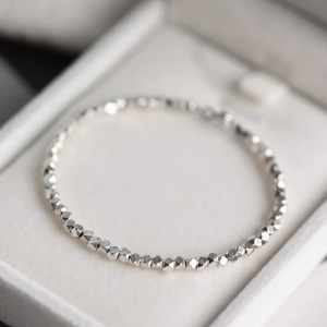 Lắc tay bạc nữ đá choker lấp lánh chất liệu bạc 925 mẫu mới sang trọng APRIL JEWELRY LT002