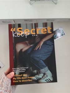 Album Lưu Trữ Hình Ảnh TOOOOOOZ Vintage American Hardshell 6 Holes A5 Album 4 Grids Photo Storage Album Lưu Trữ Thẻ