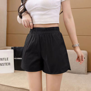 High Waist Cotton Shorts Womens Summer Casual Pants A-Line Slimming Hot Pants Design Sensation Sporty Outerwear Shorts