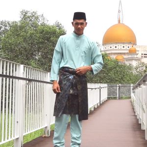 【 BAJU RAYA 𝟐𝟎𝟐𝟑 】READY STOCK Baju Melayu Slim Fit Dewasa & Budak WARNA MINT GREEN SEPASANG Cotton 👉🏻 C011BM BMC