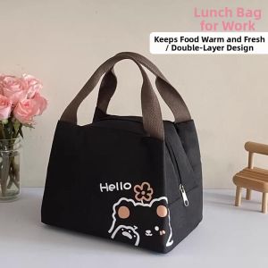 ZUOLEJIA | Portable Insulated Lunch Bag for Students and Office Workers