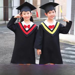 Doctors Cap Graduation Ceremony Clothes Childrens Performance Outfits Primary School Graduation Photography Clothes