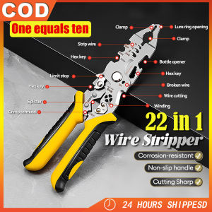 Original 22 Functions In One Pliers Wire Stripper Crimping Tool Wire Cutter Very Practical Multi Tool