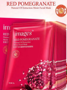 Korean Style Gentle Red Pomegranate Mask Womens Fine Repair Moisturizing All Seasons Skin Care Products Facial Treatments