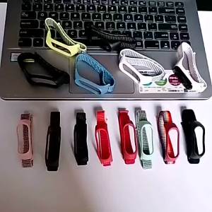 Bracelet for mi band 6 7 Strap Nylon Sport loop watch Belt pulsera correa Mi band 4 Wristband for xiaomi Mi band 5 4 3 Bracelet