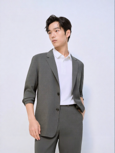 Business Leisure Mens Suit Sport Ready Single Breasted