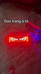 1 đôi đèn hậu led mắt thế hệ mới kích thước 13x45cm lắp cho xe ô tô tải 24v led trang trí xe tải nặng