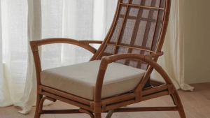 Ghế Mây Kiểu Nhật Ghế Đơn Tựa Lưng Bằng Mây Tự Nhiên ( SKU 9363)