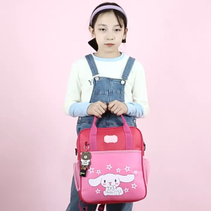 Túi học thêm trẻ em chống thấm nước có dây đeo chéo đeo sau lưng quai xách cho bé trai gái học sinh tiểu học BBG0753