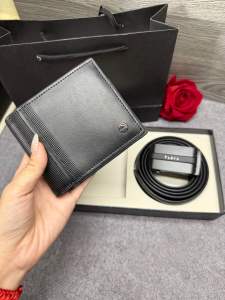 Set ví nịt pedro da mềm đẹp da thật nguyêt set siêu rẻ có hộp túi